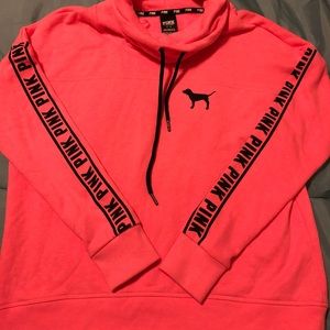 🎆Pink VS Cowl Neck Hoodie.